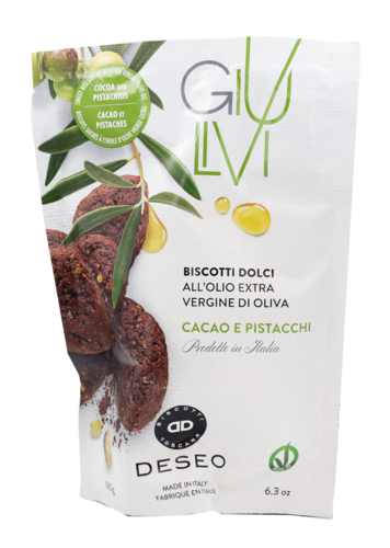 Vegan Cocoa & Pistachio Biscuits, Deseo