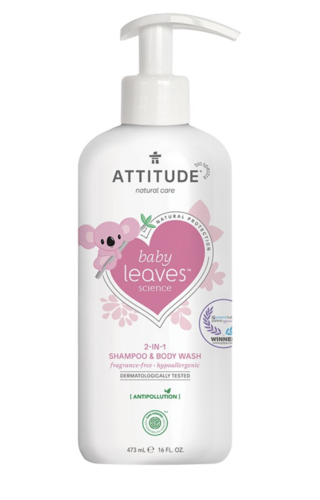 Shampoo & Body Wash for Babies, Attitude