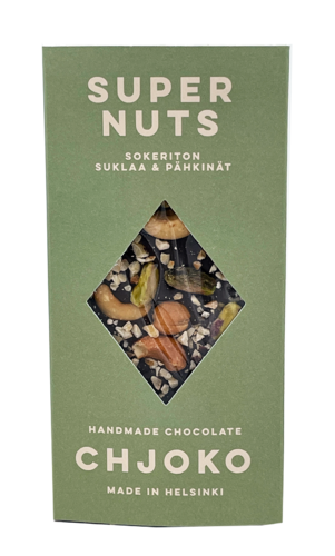 Sugarless Nut Chocolate Bar, Chjoko