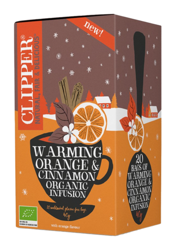 Warming Orange & Cinnamon Infusion, Clipper